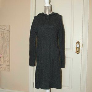 ATHLETA Coldspell Merino Wool Hooded Sweater Dress XL